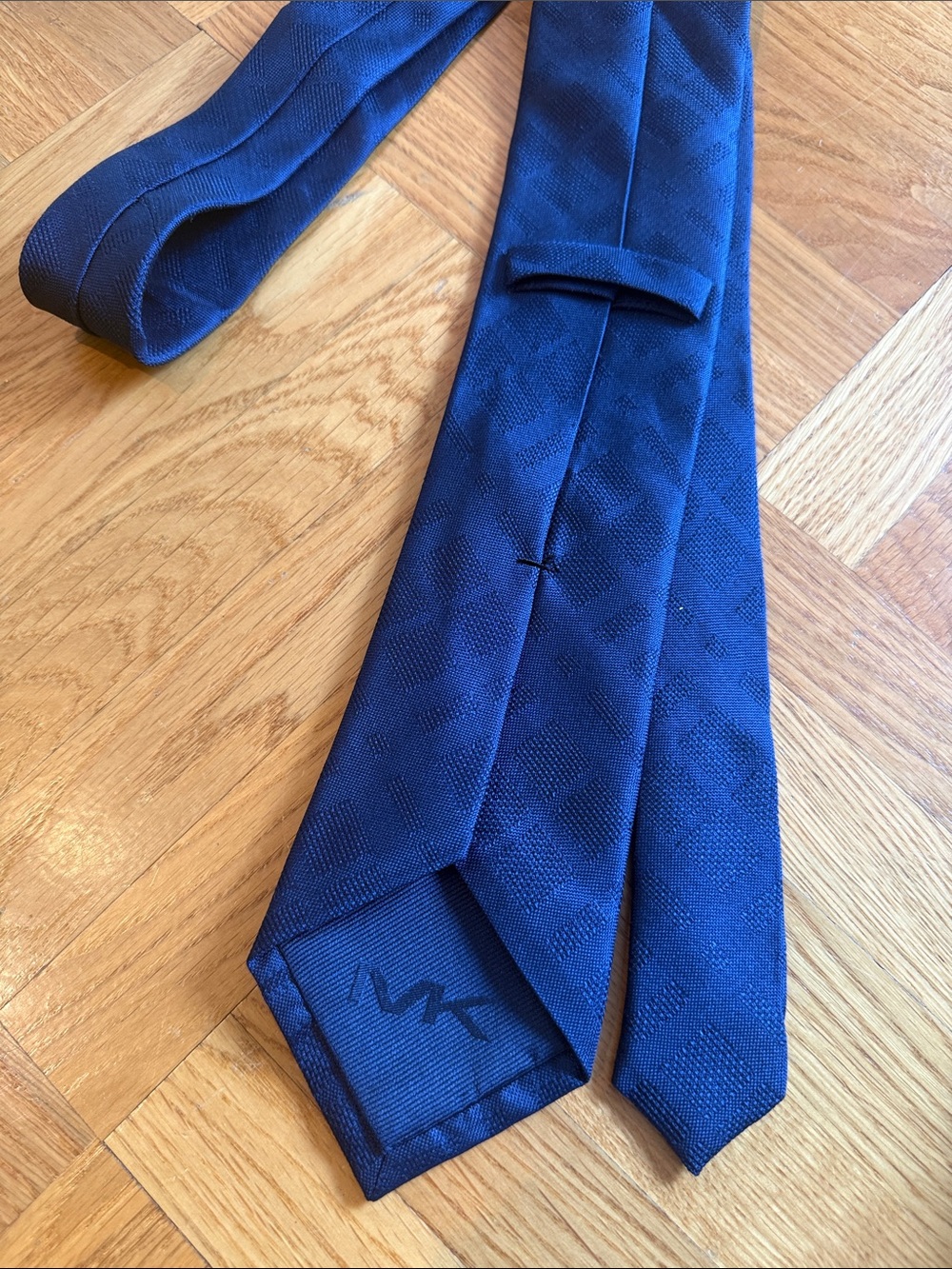 Michael Kors Deep Blue Textured Men's Tie